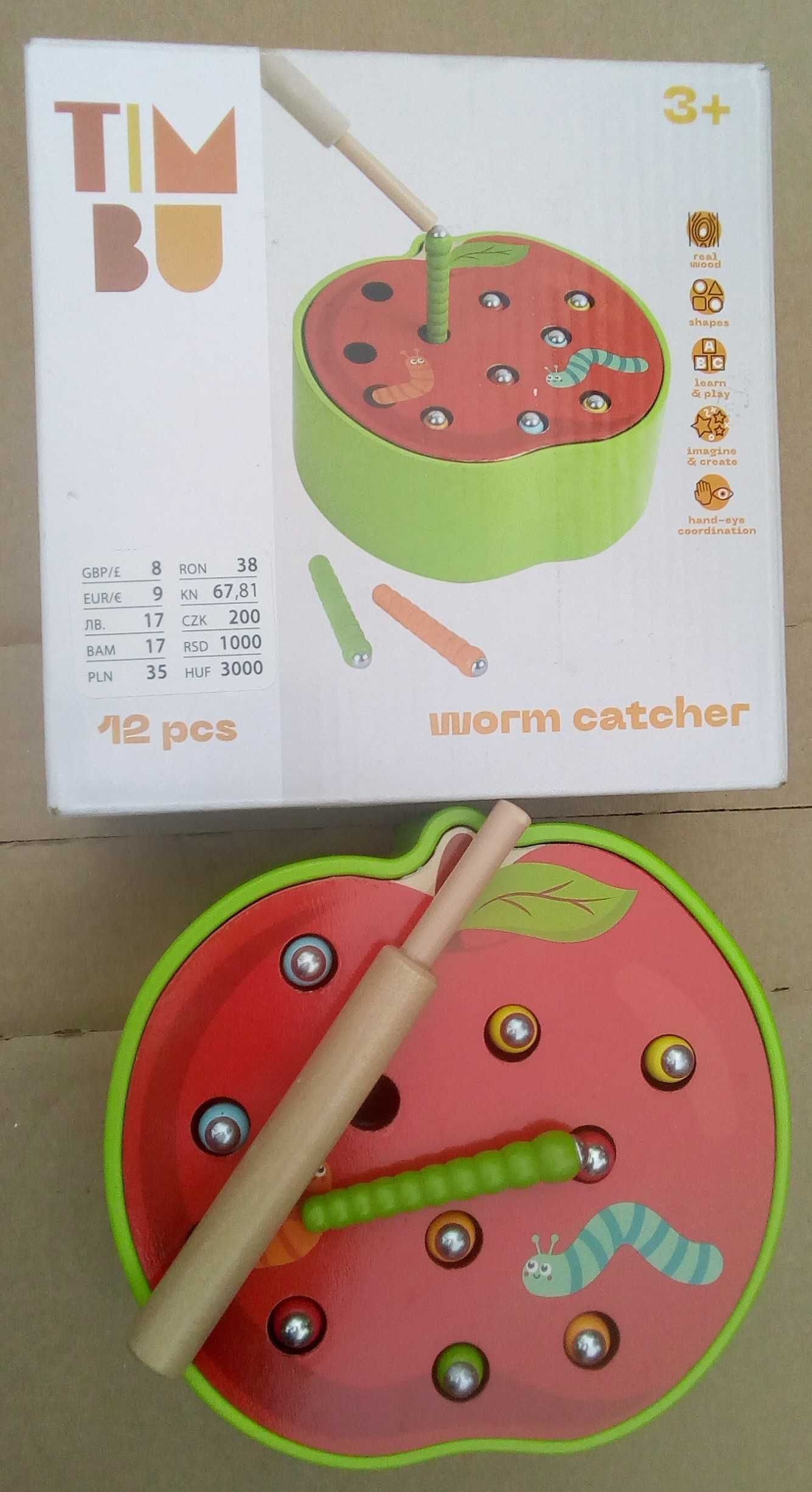 TIMBU Łapanie robaków. Gra zręcznościowa magnetyczna. WysyłkaOLX