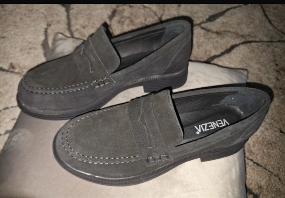 Zamszowe mokasyny Venezia