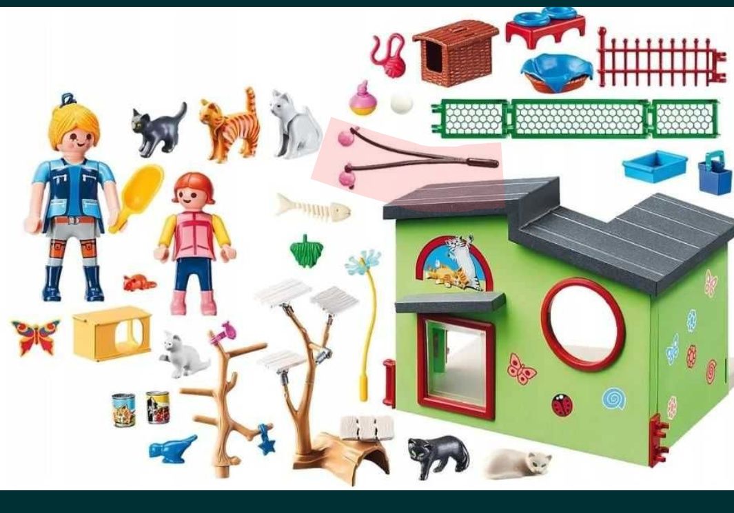 Playmobil plac zabaw dla kotów