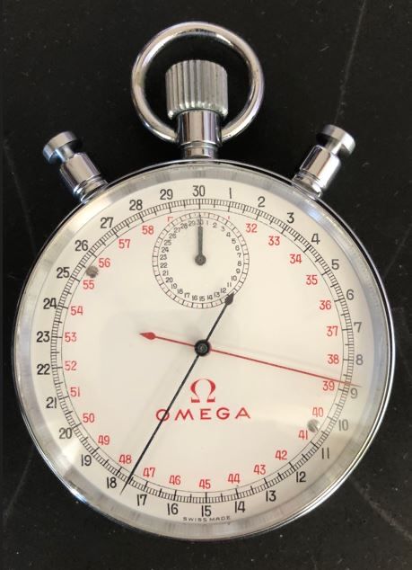 Omega cronometro de dois marcadores