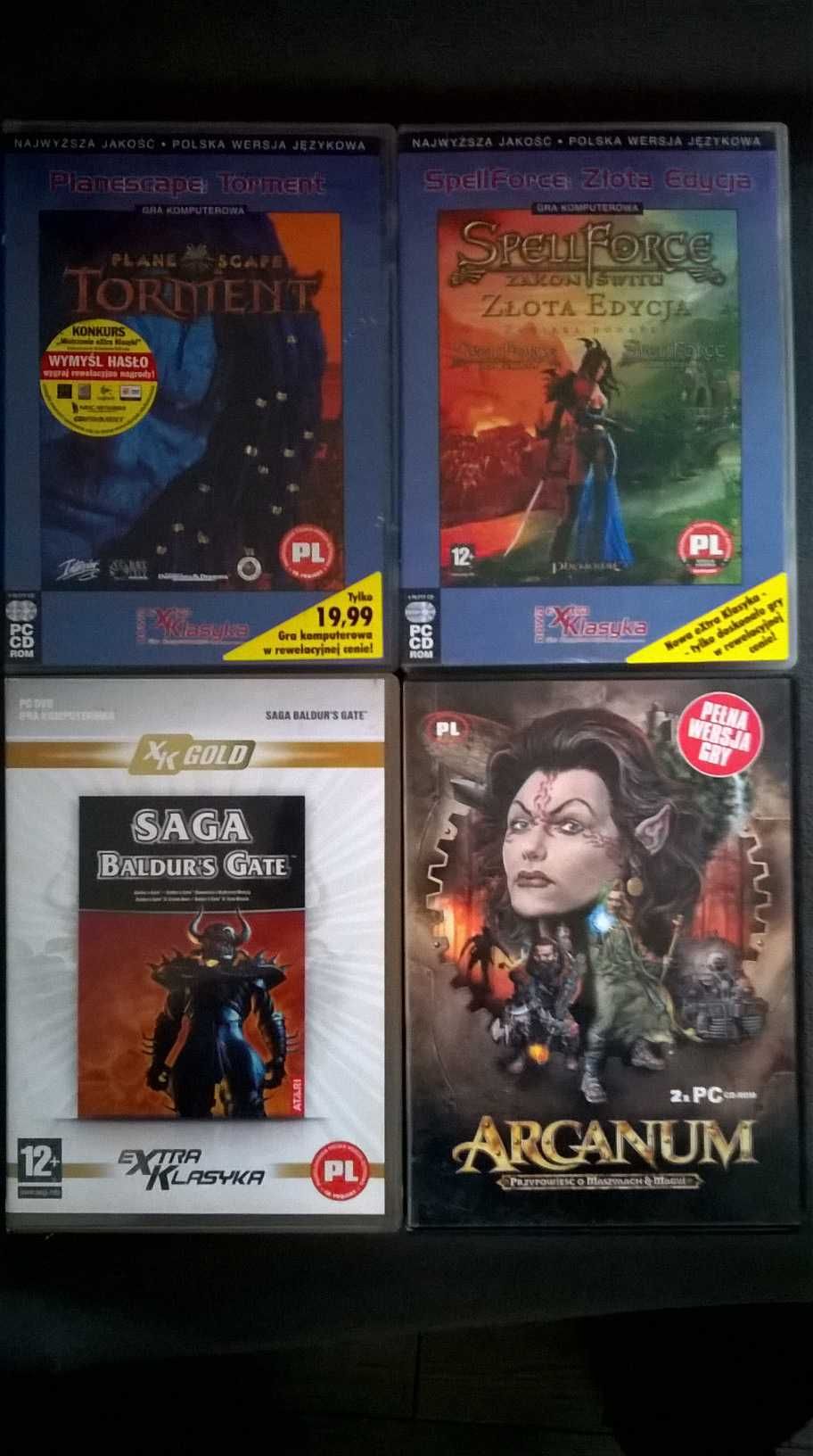 Zestaw 25 gier PC DVD ROM wer. polska pudełkowa FIFA STAR WARS PANZER