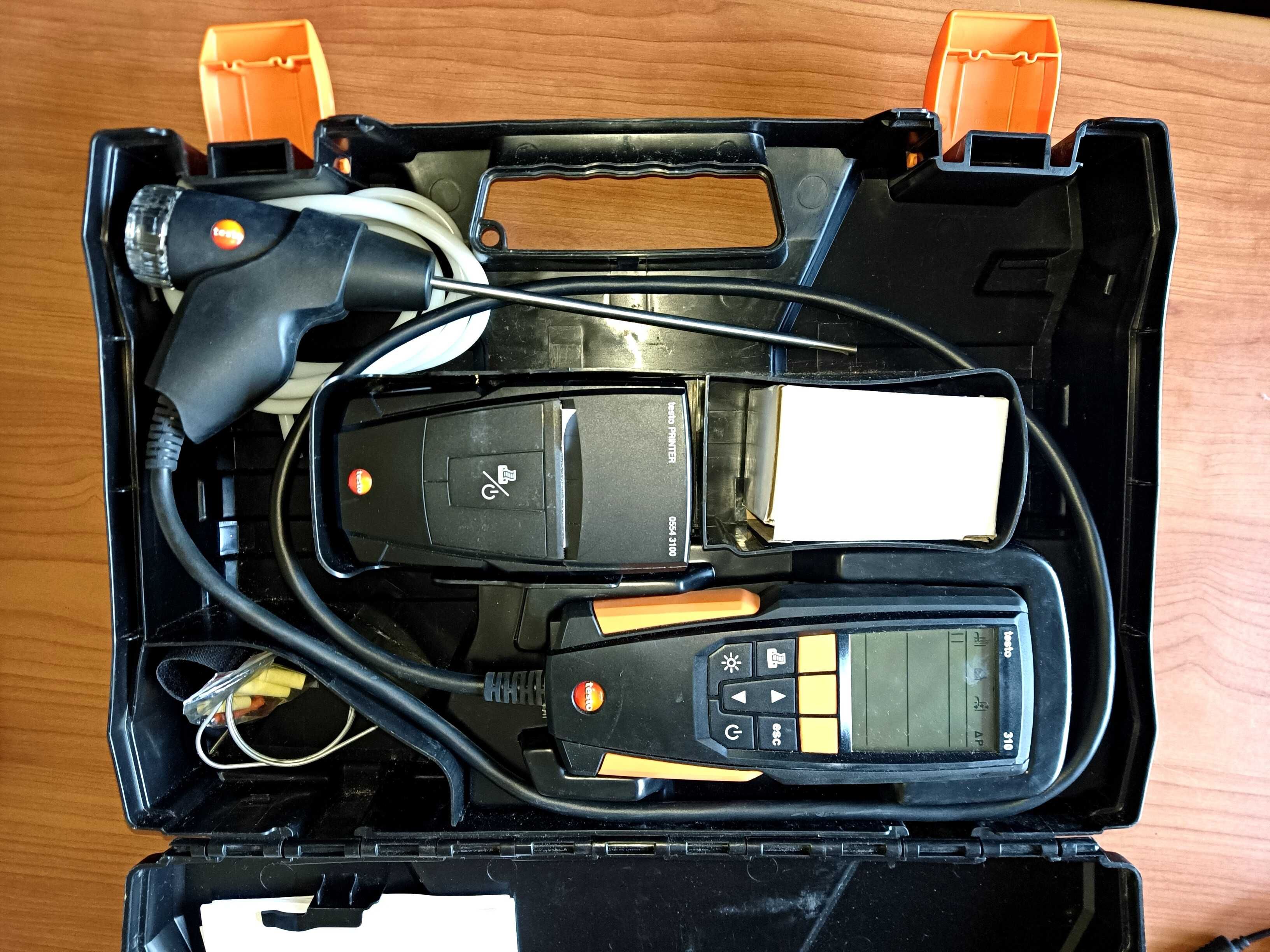 Testo 310 com impressora e carregador.