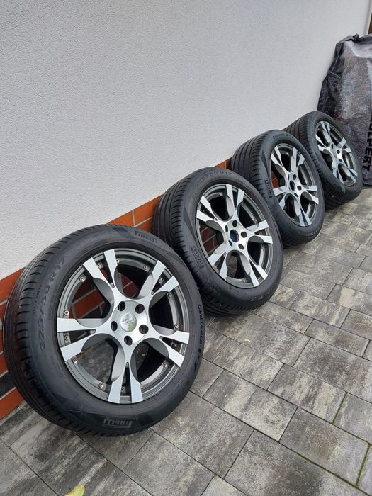 Felgi 17 PLW 5x112 et45 opony letnie Pirelli 225 50 r17 ładny stan