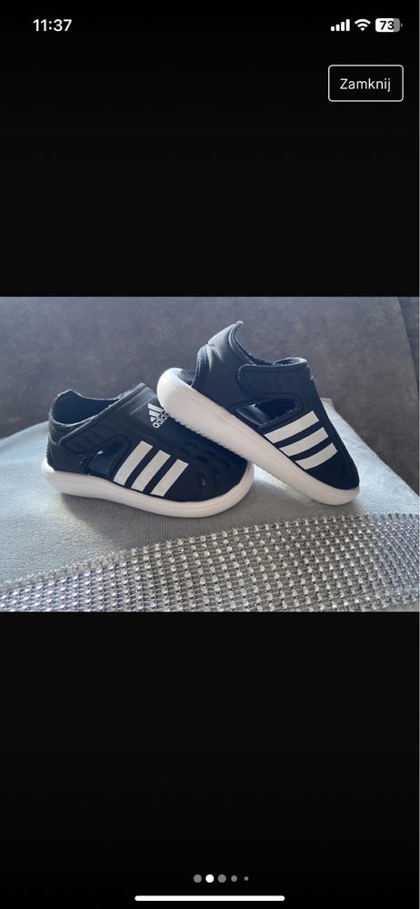 Sandały sandałki lato adidas buty buciki 21