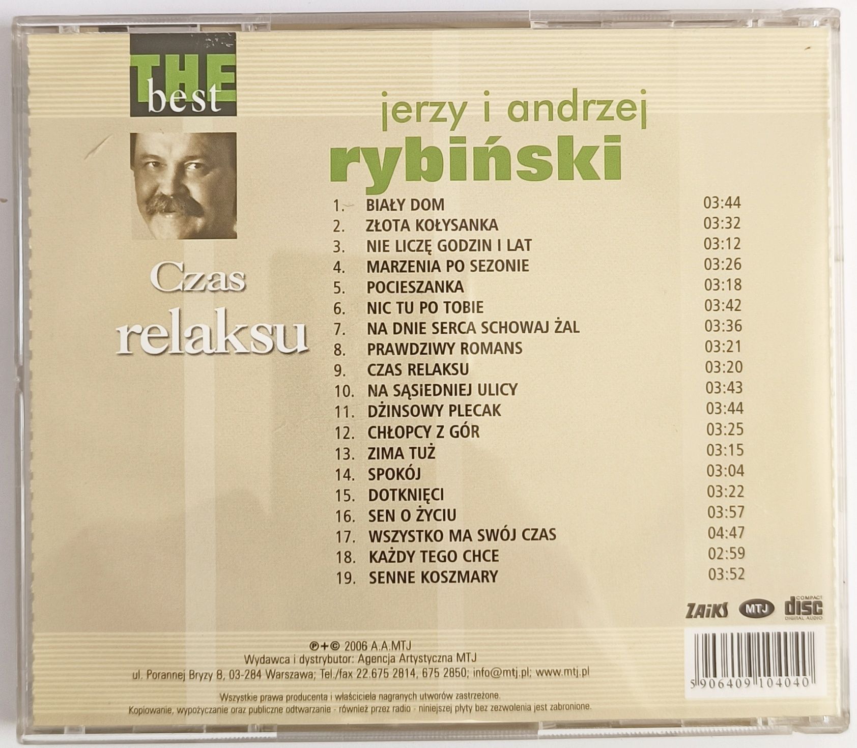 Jerzy I Andrzej Rybiński Czas Relaksu 2006r