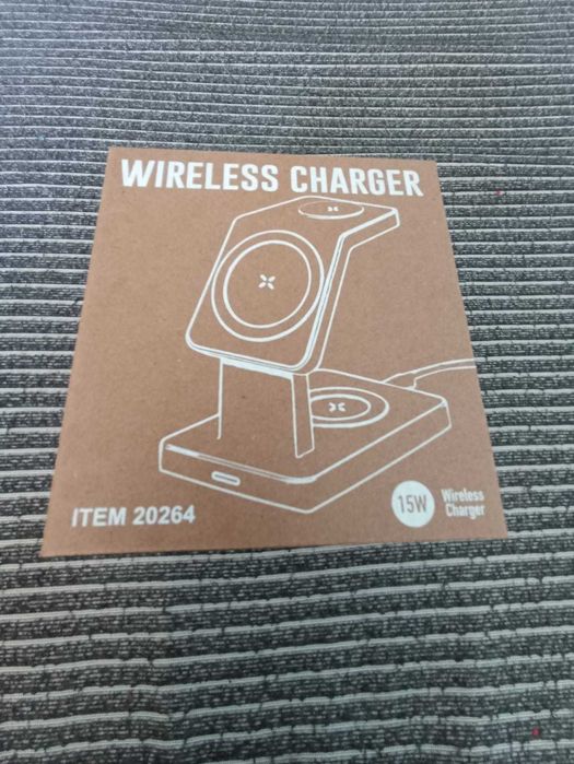 Wielofunkcyjna ładowarka bezprzewodowa 15W