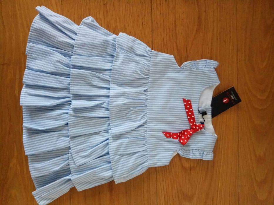 Vestido riscas azul LANIDOR -  novo