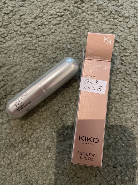 Kiko Coloured balm 06 blackberry pomadka balsam do ust 1108