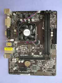 Płyta  ASRock AM1B-MDH Micro ATX + procesor AMD Athlon 5350 + DDR 3