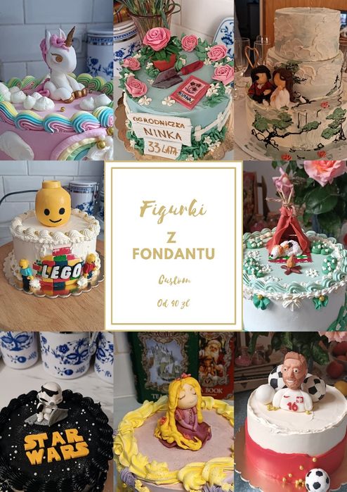 Domowe torty i ciasta, babeczki kwiatowe oraz inne słodkości