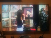 TV LG nano863 55" uszkodzona matrycA