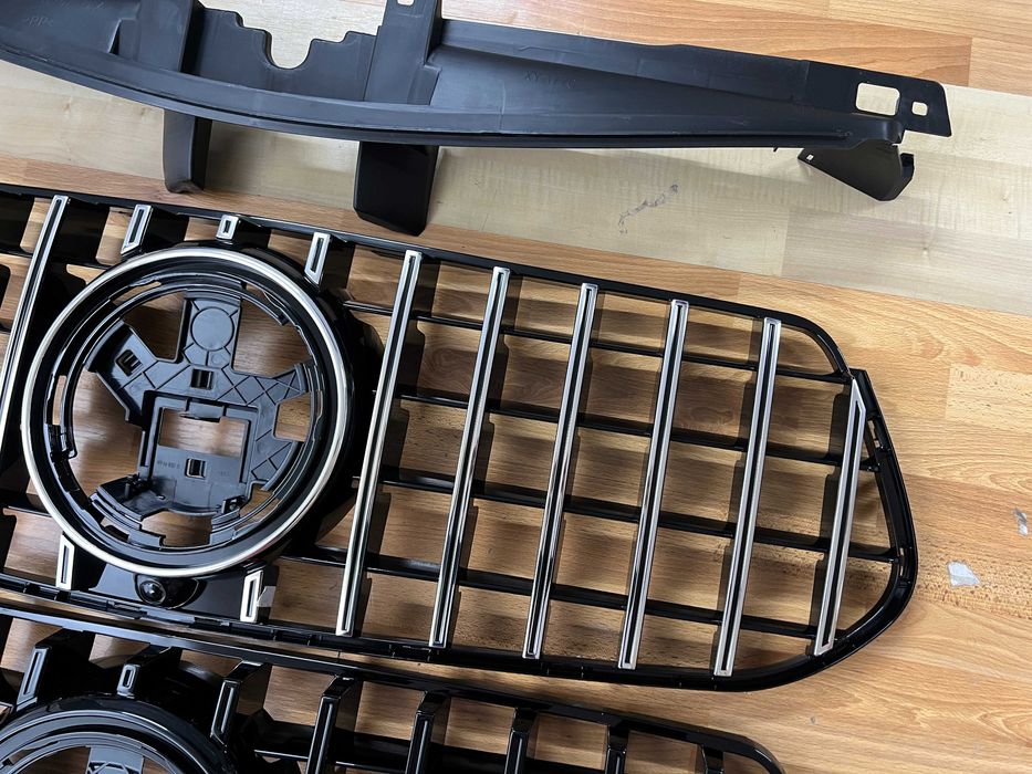 Решетка w167 amg GLE Mercedes 2023+ амг стиль GT е53 гриль