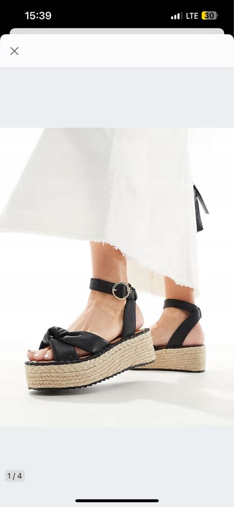 River island mowe espadryle 38