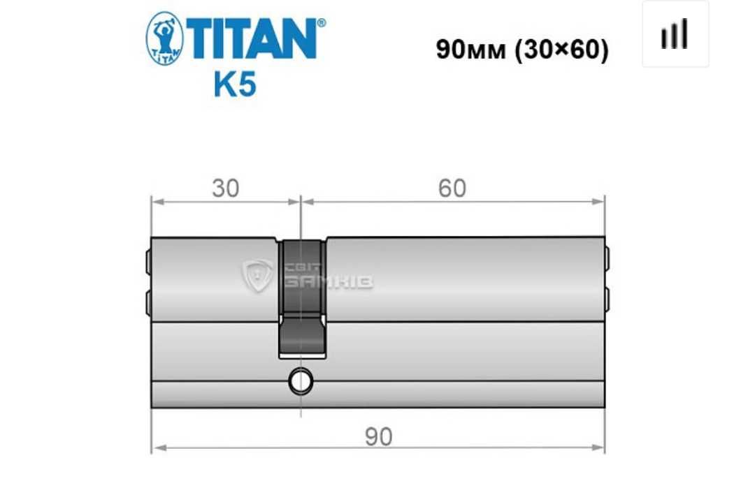 Серцевина замка Titan k5