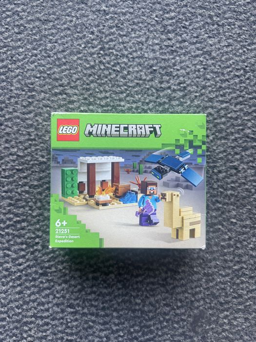 NOWE Klocki 21251 LEGO Minecraft Steave’s Desert Expedition