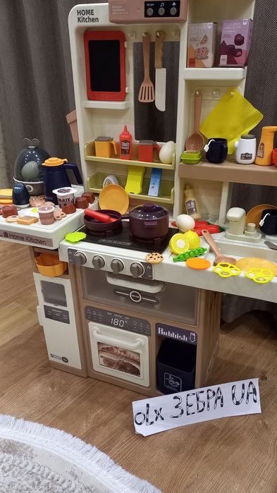 Кухня дитяча 93см.з яйцеваркою,нові,пар,вода,світ нові 889-