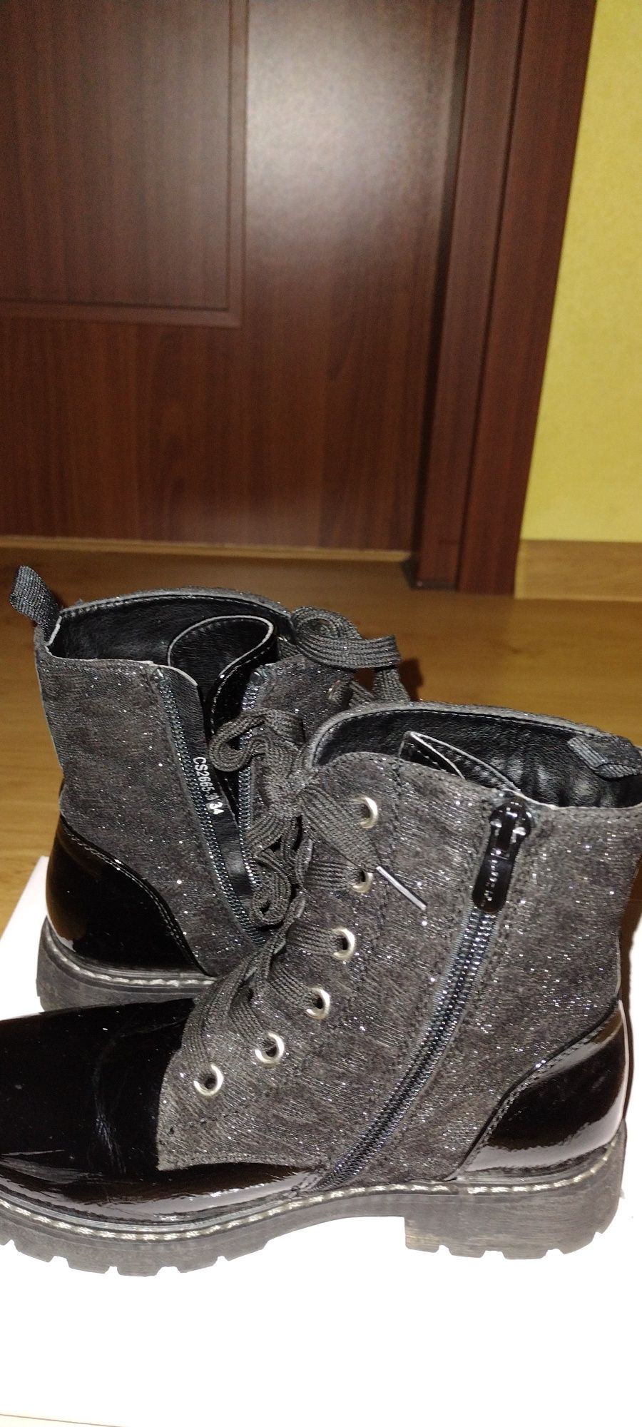 Buty dziewczęce zimowe Nelli blu rozm.34
