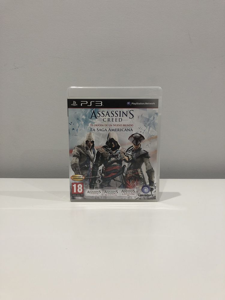 Assassins Creed III + Black Flag + Liberation + Rogue (para PS3)