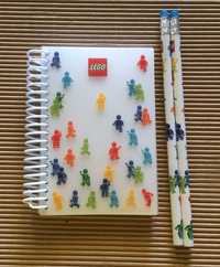 Caderninho de notas + 2 Lápis Lego