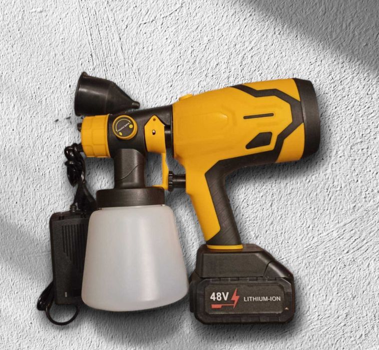 Краскопульт акумуляторний 800мл + акумулятор 21В