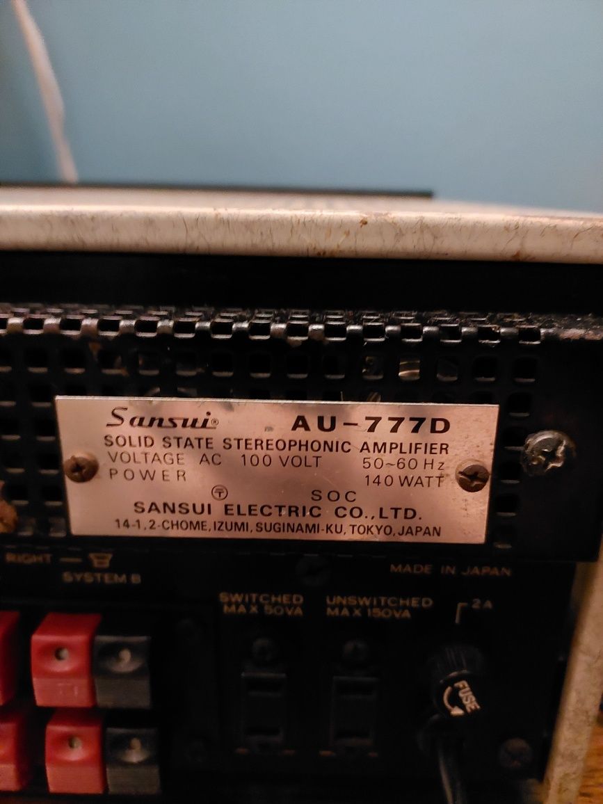 Wzmacniacz stereo Sansui AU-777D