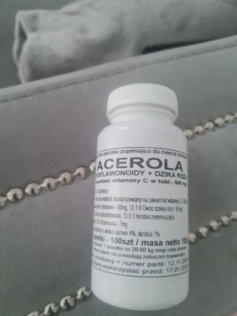Acerola Witamnina dla zwierząt Nowa