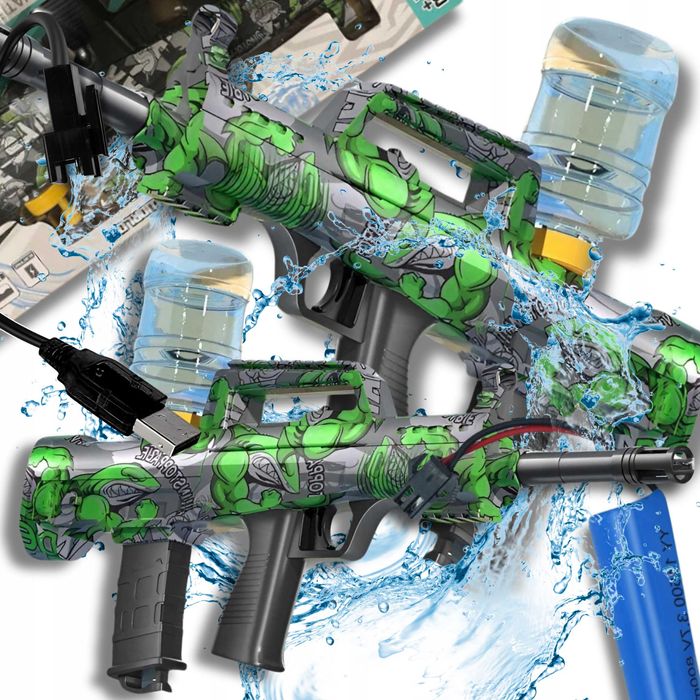 KARABIN PISTOLET NA WODĘ Elektryczny Miotacz na wodę Akumulator AUG