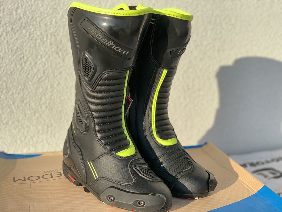 Buty motocyklowe rebelhorn Trip ST rozmiar 36 Fluo zolty, NOWE! Okazja
