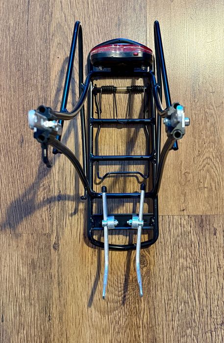 Bagażnik rowerowy aluminiowy w super stanie