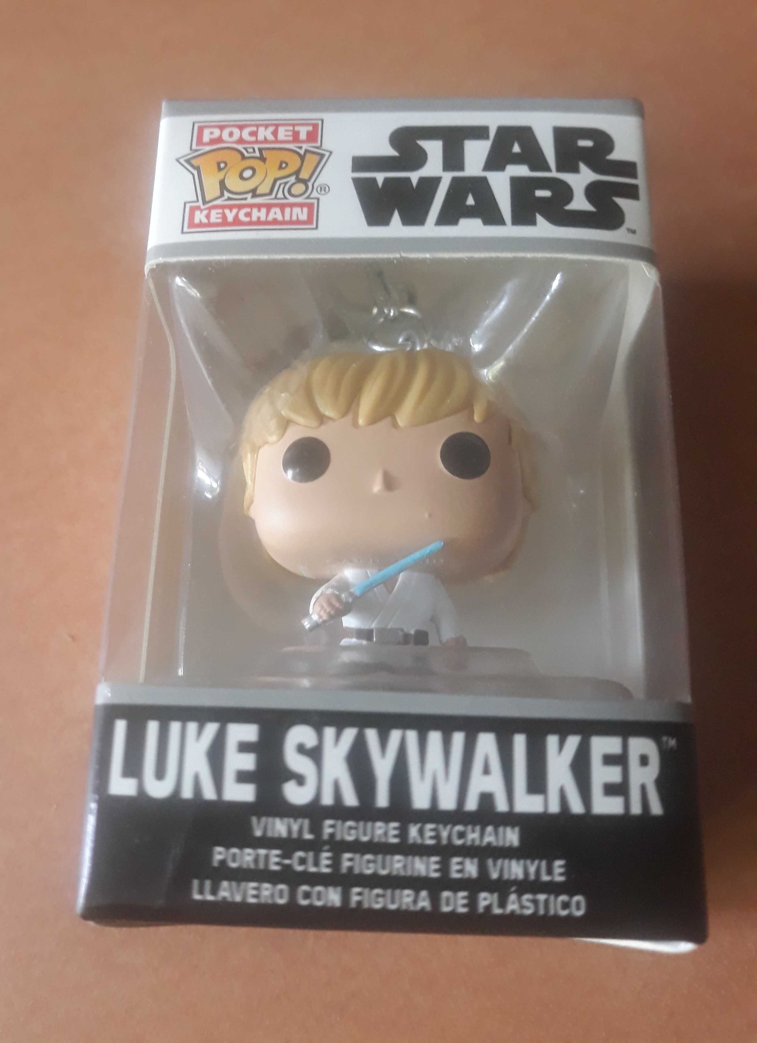 Porta chaves Funko Pop Pocket Star Wars Luke Skywalker NOVO