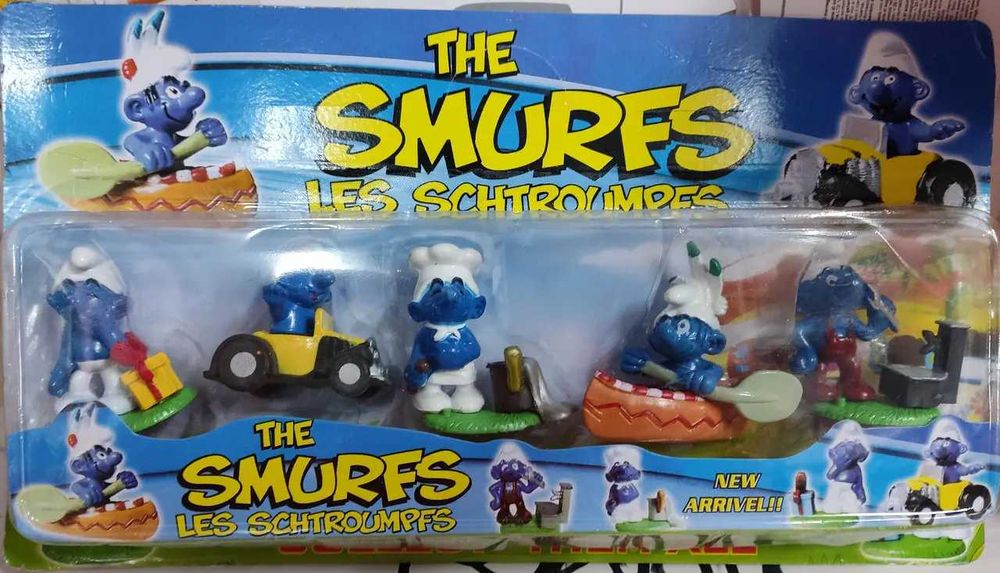 Ігровий набір  Смурфики з аксесуарами  в блістері 32*18 см  5шт Smurfs