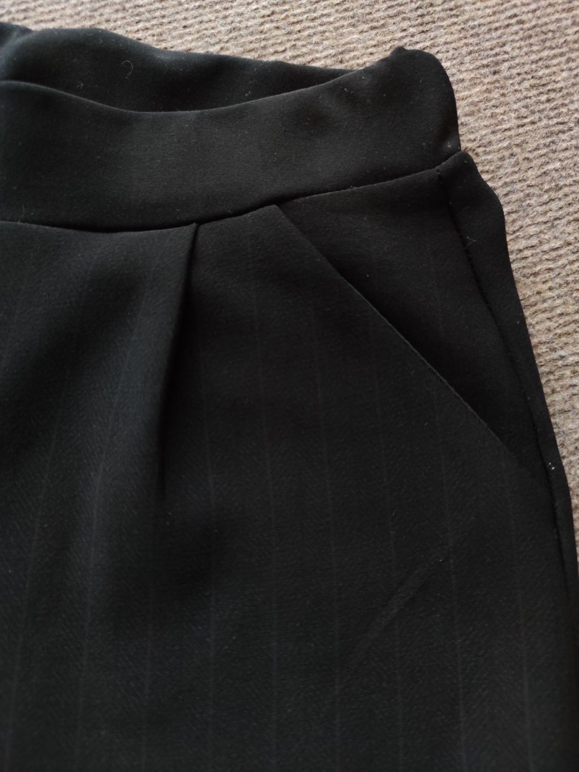 Czarne eleganckie spodnie damskie M-XL