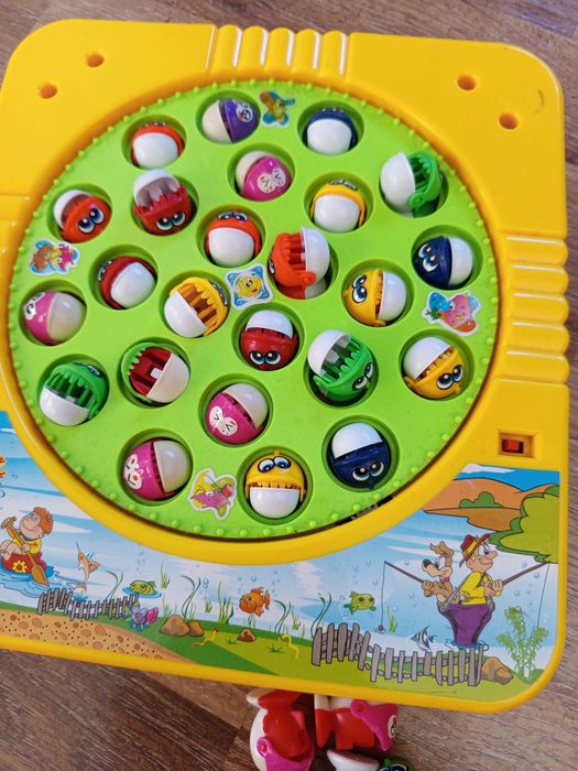 Duża gra rybki to łowienia+wędki+baterie