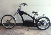 Bicicleta elétrica estilo chopper