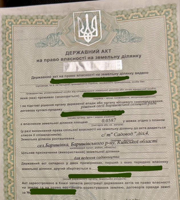 земельна ділянка