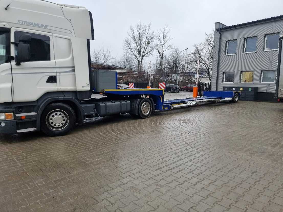 Wynajmę naczepę niskopodwoziową  Tiefbett sterowana oś TIR ROLNICZE