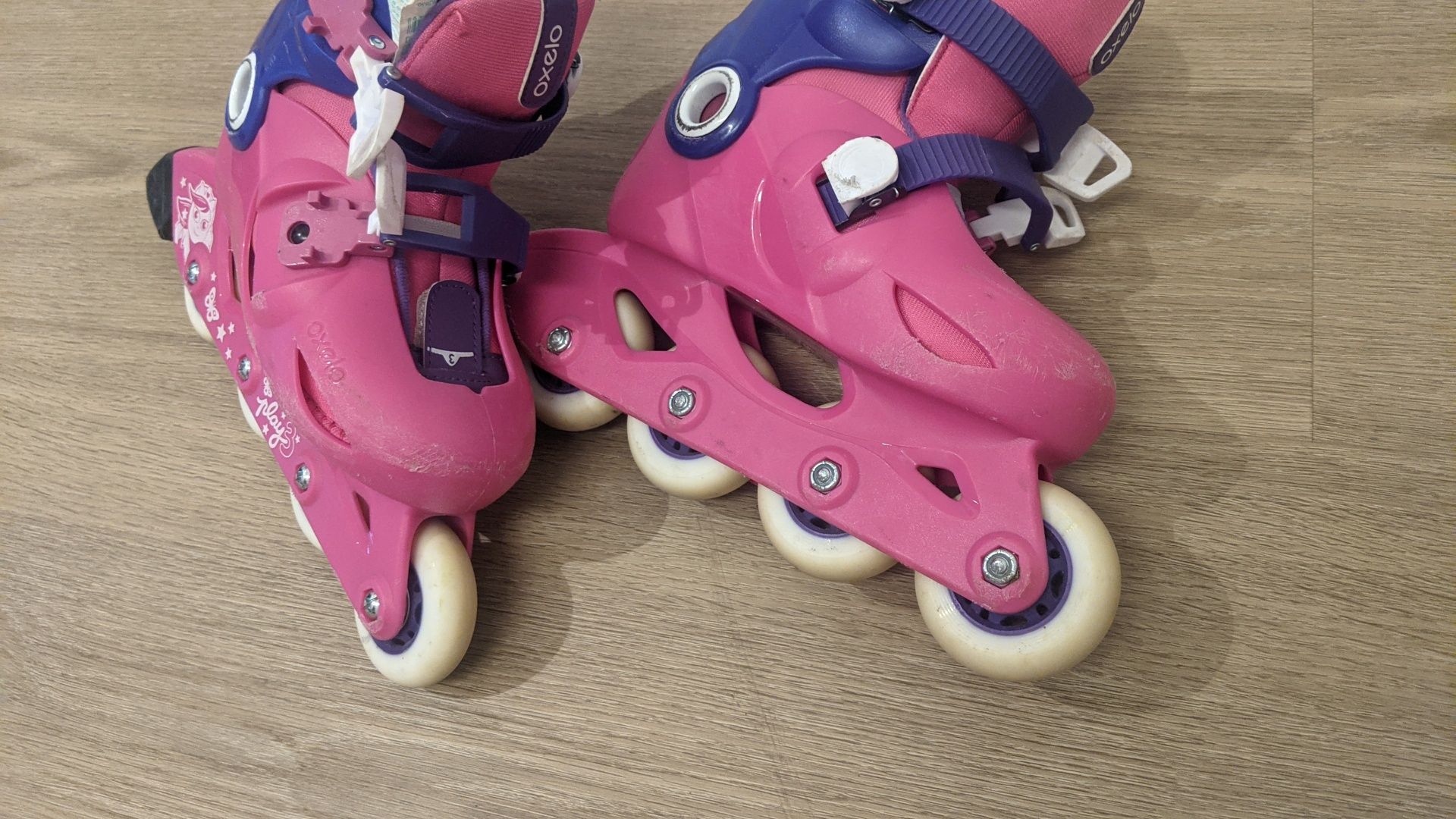 Patins em Linha - Rosa