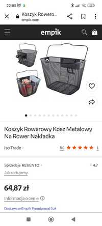 Koszyk rowerowy n