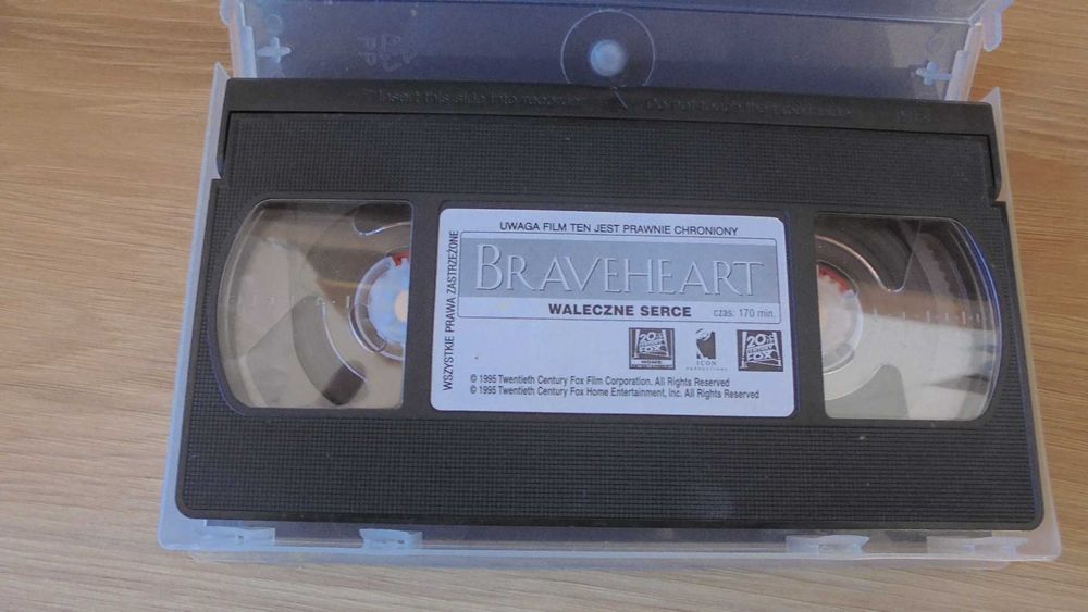 Braveheart Waleczne serce  Mel Gibson VHS