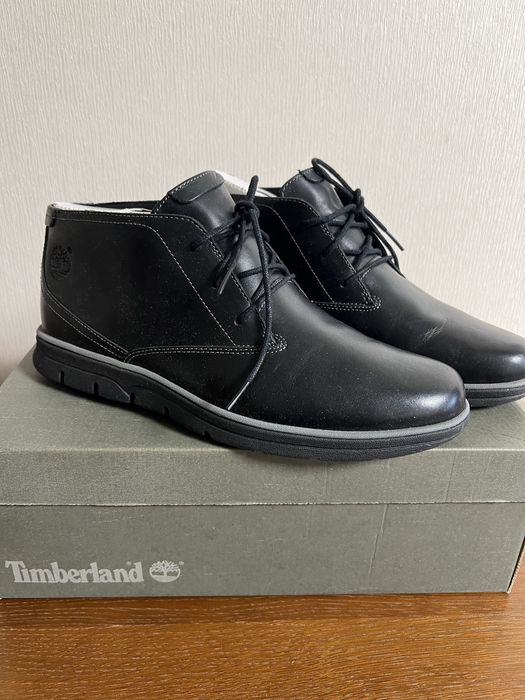 Мужские кожанные деми ботинки timberland 43