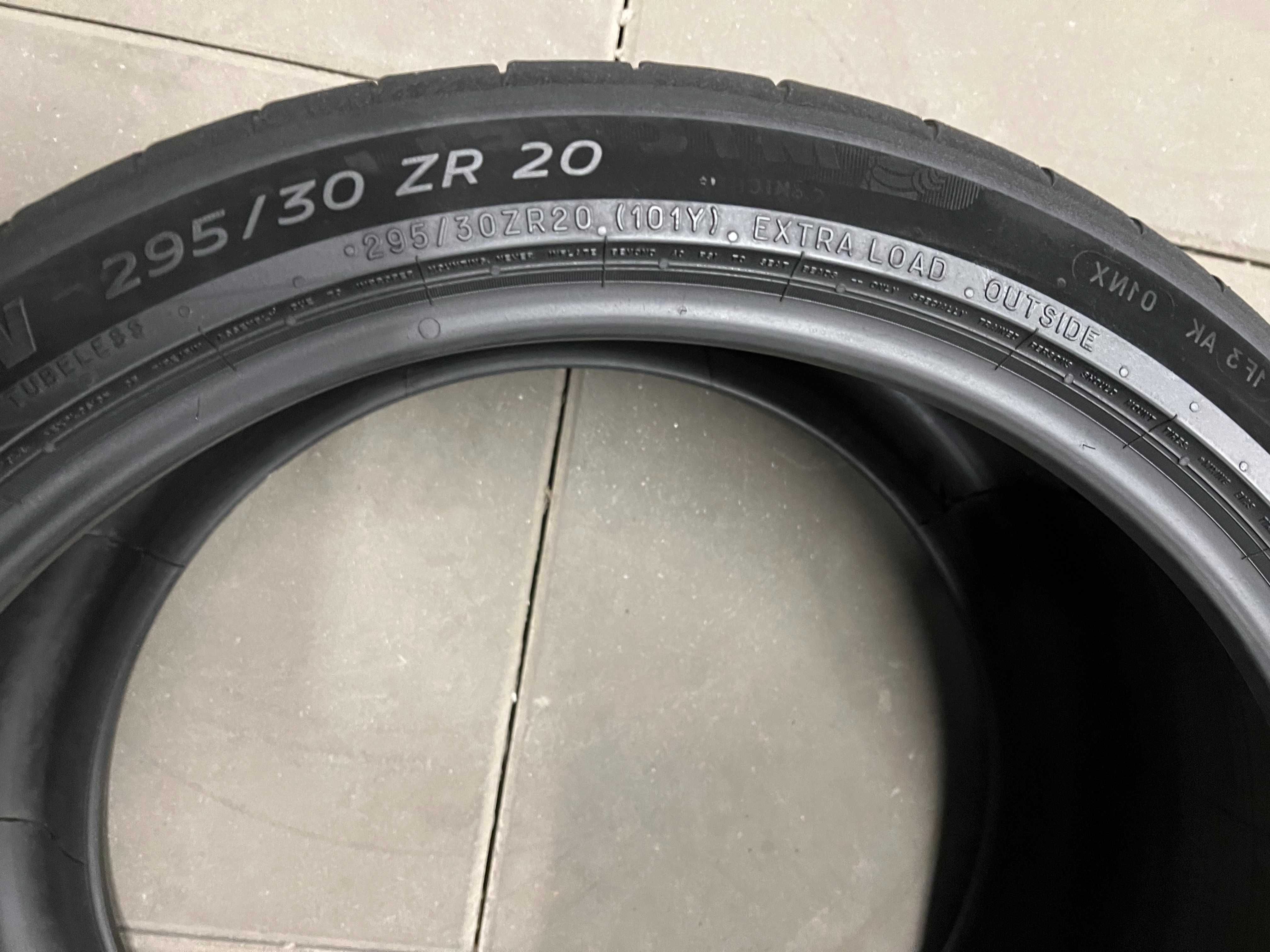 Opony letnie 295/30/R20 Michelin Pilot Sport S 5 / 2023r - 2 sztuki