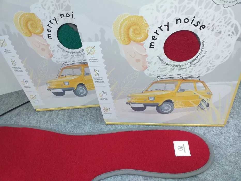Nowa wkładka do fotelika 0-13 kg SIMPLE WOOL MERINO G0 RED OD RĘKI