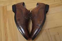 Buty wizytowe męskie Steptronic England 41/42 skóra,