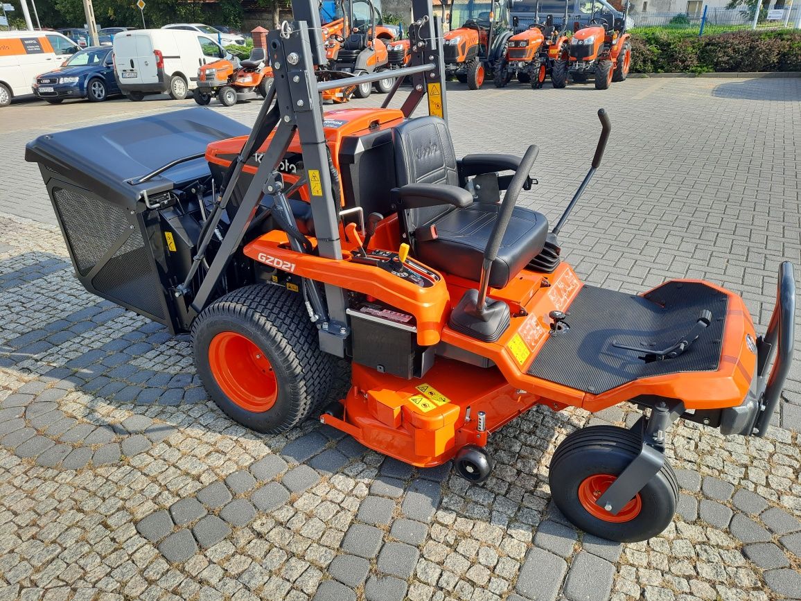 KUBOTA GZD21-IIHD Kosiarka, Promocja RATY 0%, kosz górny wysyp