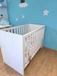Cama grades branca