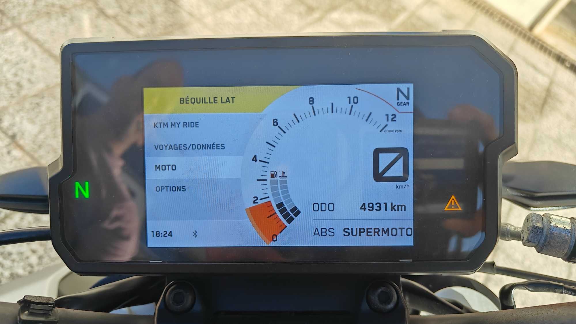 Mota KTM Duke como nova