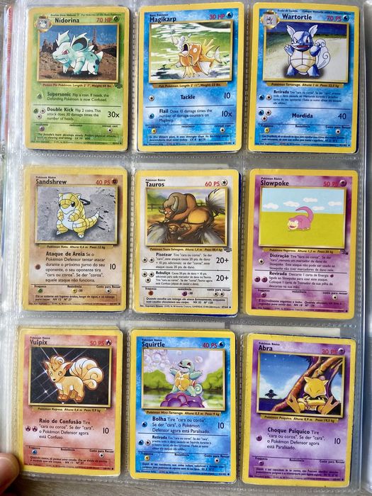 Cartas Pokemon antigas