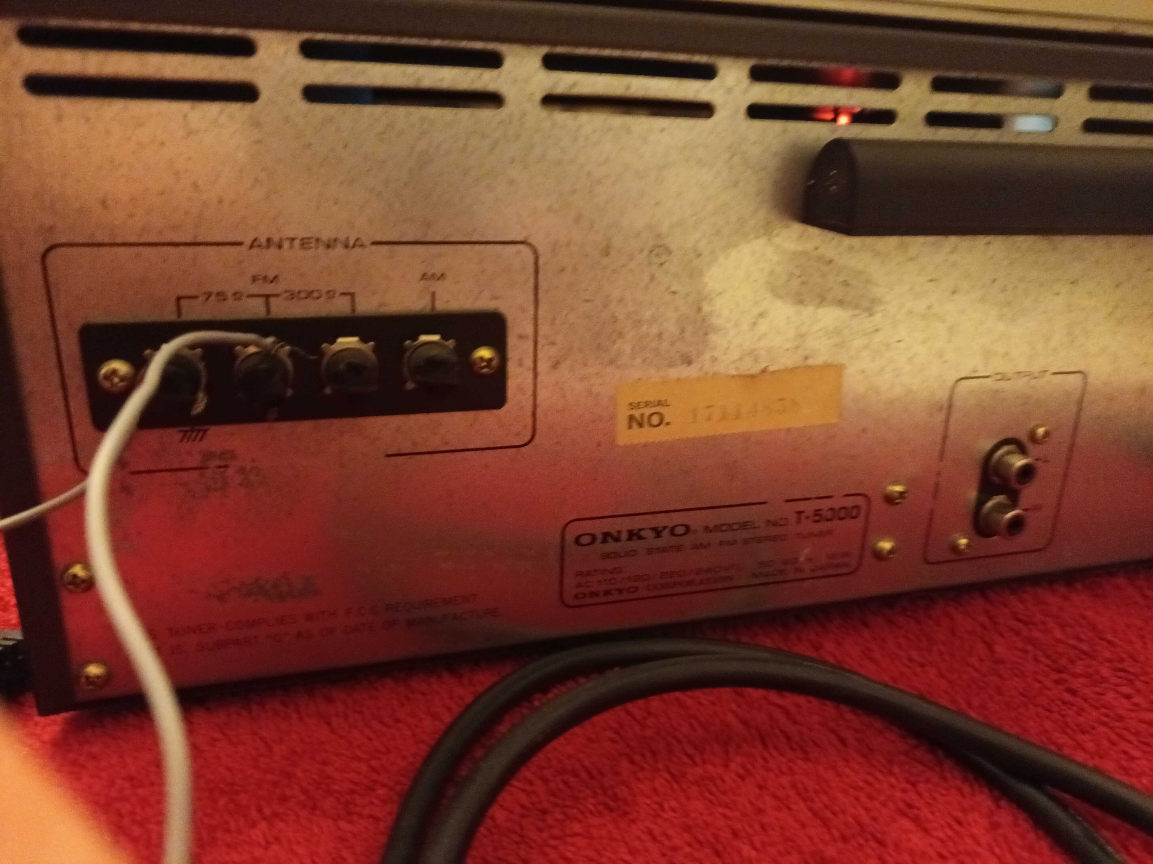 Fera v150 wzmacniacz stereo z efekt Qadro plus Onkyo T 5000 NOWA CENA