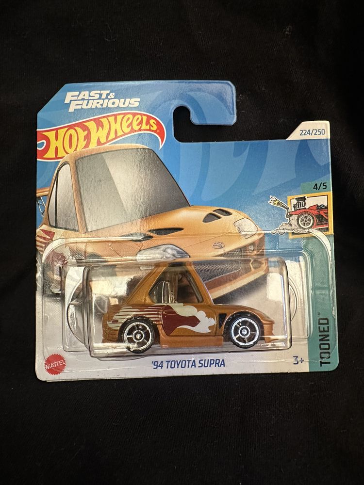 Hot Wheels Fast & Furious Tooned 4/5 94 Toyota Supra #224
