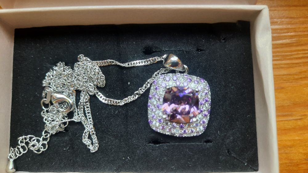 Цепочка 925 проба срібна с кулоном гарним